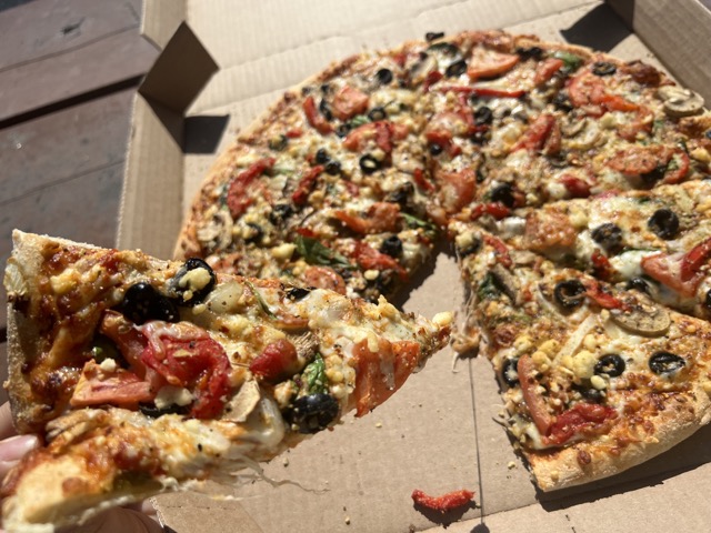 トロントの公園でピザを楽しんでみた【Domino’s Pizza】